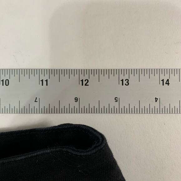 Show Me Your Mumu 25 Berkeley Button Up Bells Pitch Black Flare Raw Hem - Picture 7 of 12